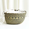 Elegant Seagrass Belly Basket Bag Garden Decor Laundry Storage Plant Pot Basket