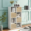 Wood Bookcase Bookshelf Compartment Display Storage Rack Cube Storage Unit