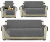 REVERSIBLE Quilted Sofa Cover Furniture Protector Throw Waterproof WITH STRAP