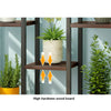 4 Tier Black Metal Ladder Book Shelf Stand Plant Flower Display Shelving Rack