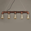 Industrial Vintage Ceiling Lights Metal Pipe Retro Loft Pendant Lamps uk