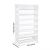 3/4/5 Tier White Shoe Rack Stand Storage Organiser Unit Shelf For Home Room