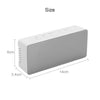 LED Digital Alarm Clock Thermometer Display Mirror Lamp Night Light USB Charging