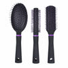 3pc Professional Hair Brush Set Salon High Quality Curling Vent Styling Paddle