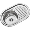 Stainless Steel Kitchen Sink Commercial Catering Single Double Bowl Drainer Kit