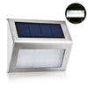 8x Super Bright LED Solar Powered Wall Lights Door Fence Outdoor Garden Lighting