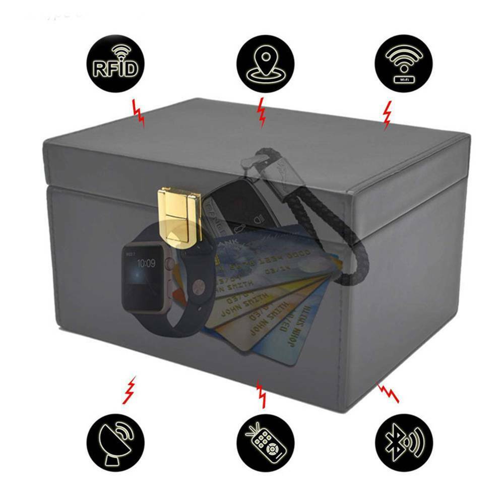 Keyless Car Key Signal Shielding Blocker Box Faraday Box Anti Theft Safety  Box