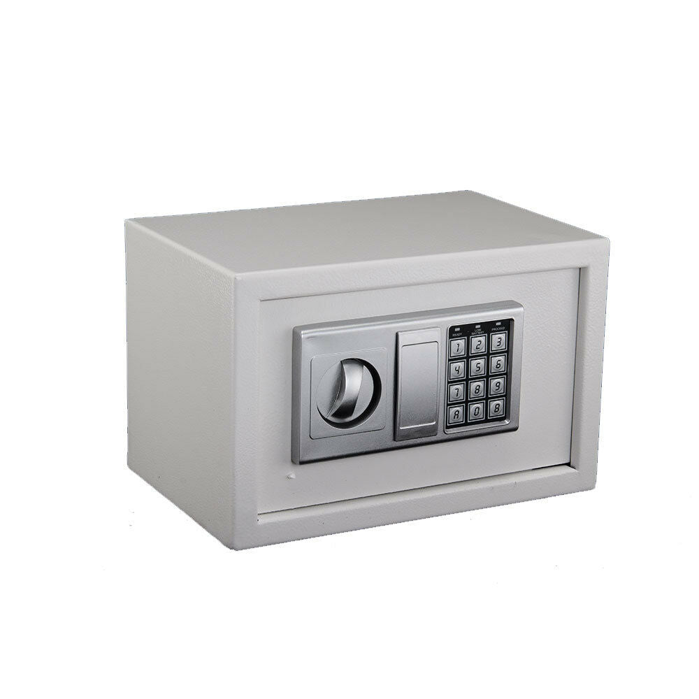 SECURE DIGITAL STEEL SAFE ELECTRONIC HIGH SECURITY HOME OFFICE MONEY BOX SAFETY (Medium-8.5L)