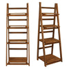 4 Tier Folding Wooden Ladder Book Shelf Stand Plant Flower Display Shelving Rack