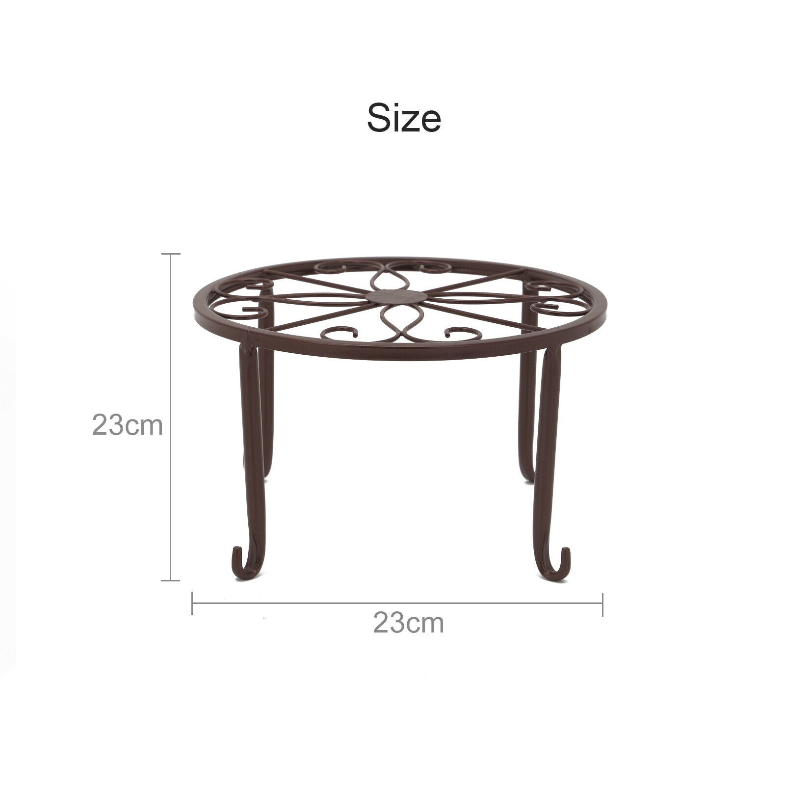 Metal Plant Pot Stand Flower Display Shelf Garden Balcony Outdoor Indoor UK
