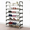 3/4/5/6 Tier Extra Large Shoe Rack Space Saving Storage Organiser Shelf Entryway