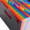 24 Pocket A4 Office Expanding File Box Folder Document Organiser Home Security