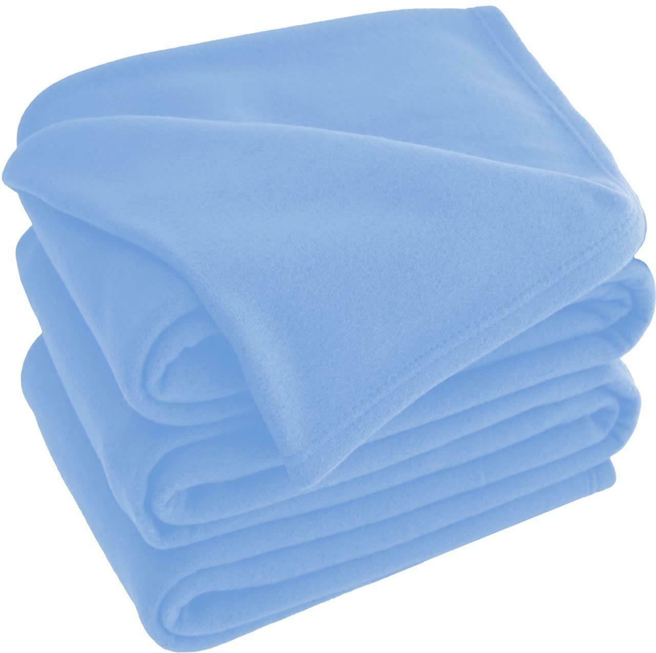 Fleece Blanket Soft & Warm Polar Single Double King Sofa Bed Throw Travel Car