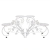 Set of 2 Flower Holder Rack Elegant Swan Shape Plant Stand Planter Support Shelf