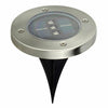 3 LED Solar Powered Ground Lights Outdoor Garden Lawn Floor Patio Decking Lamp