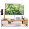 2 Tiers Desktop Monitor Riser Computer Laptop PC Plinth Stand Headset Organizer