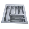CUTLERY TRAY INSERT KITCHEN DRAWER QUALITY ABS BOX ORGANISER STORAGE GREY