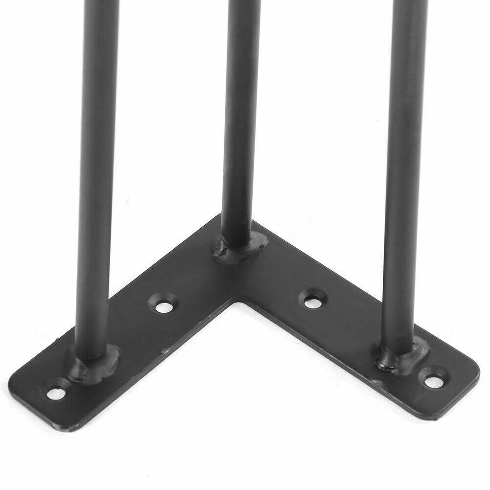 4x 28 Inch Metal Hairpin Table Legs Furniture Coffee Desk Chair Bench Leg DIY