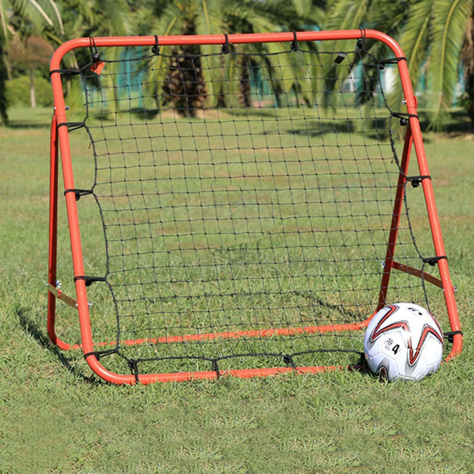 Kids Children Football Training Net Soccer Kickback Target Goal Rebounder Net