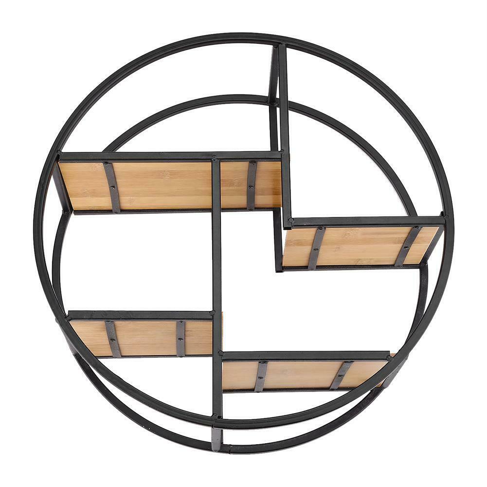Floating Vintage Wall Shelves Retro Wood Shelf Storage Display Shelving Rack