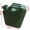 METAL FUEL JERRY CAN DIESEL PETROL OIL 20 LITRE GREEN MILITARY + Flexy Spout