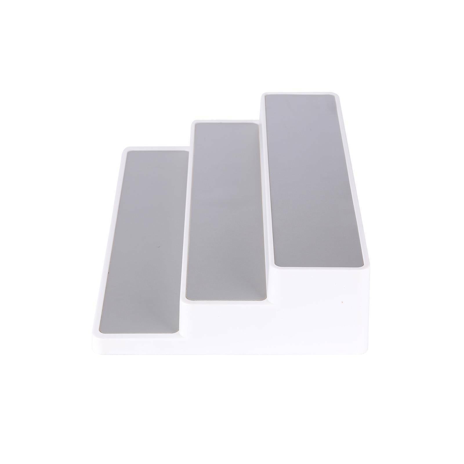 3 Tier Spice Herb Curry Jar Rack Holder Cupboard Organiser Storage Kitchen Tool