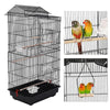 Extra Large Metal Bird Parrot Cage Birdcage for Canary Budgie Cockatiel w/ Stand
