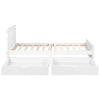 2 Drawers 4ft 3ft Double Single Wooden Solid White Pine Kids Storage Bed Frame