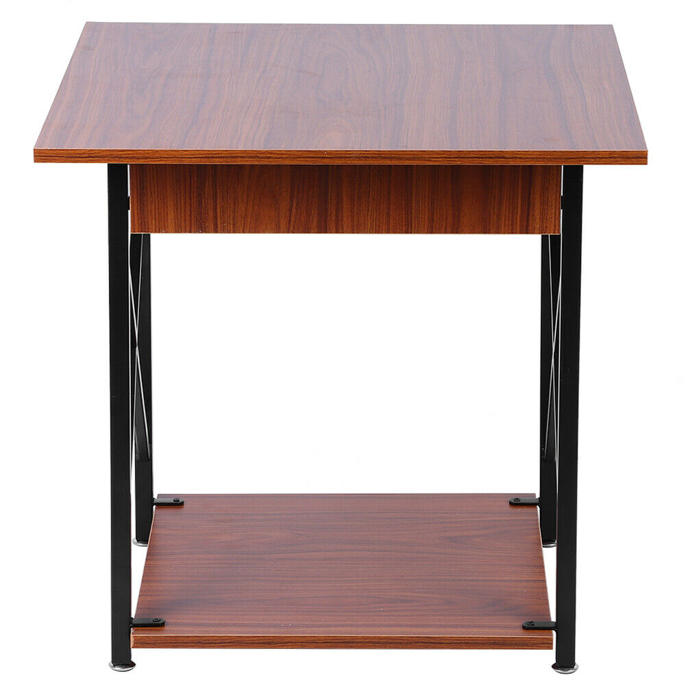 Retro Small Side End Coffee Table Wood & Metal Living Room Bedroom Furniture