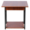Retro Small Side End Coffee Table Wood & Metal Living Room Bedroom Furniture