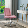 Cushioned Velvet Home Office Chair Swivel Computer Desk Chairs Adjustable Modern