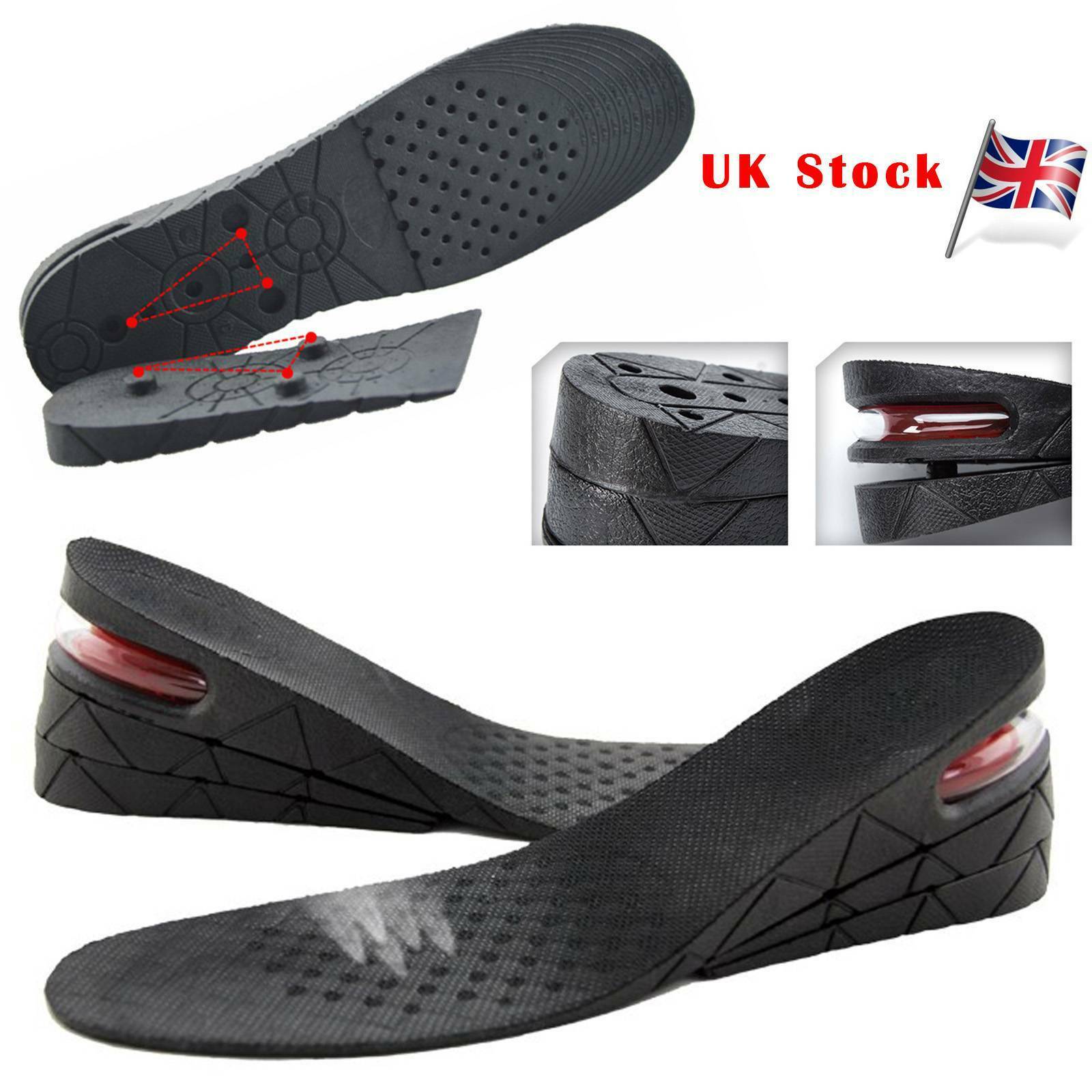 5cm 7cm 9cm Unisex Shoe Lift Height Increase Heel Insoles Insert Taller
