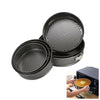 SET OF 6 ROUND CAKE MAKING TINS NON STICK BAKING BAKE TRAY HOME PARTY WEDDING