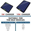 5 Watt 10W Solar Panel 12 Volt Trickle Battery Charger for Car Van Caravan Boat