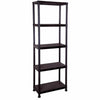 4/5 TIER PLASTIC SHELVING UNIT STORAGE RACKING SHELVES GARAGE WAREHOUSE SHED