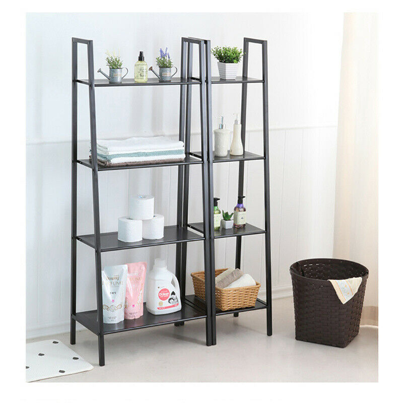 4 Tier Storage Shelves Ladder Bookshelf Flower Plant Rack Stand Industrial Shelf