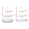 3 Plastic Tier Cake Stand Afternoon Tea Wedding Plate Party Tableware Display
