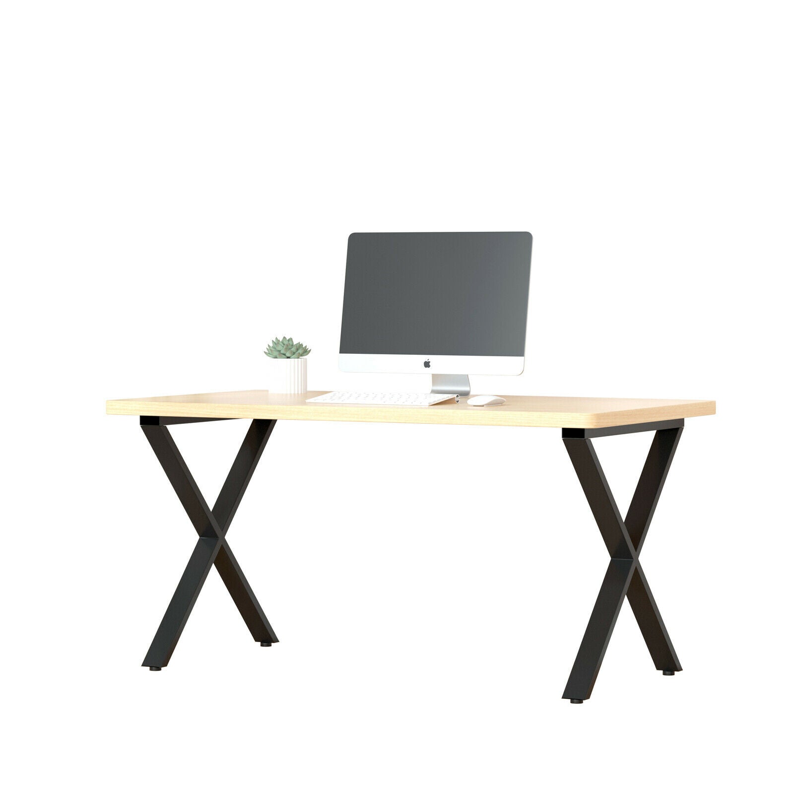 2x Industrial Table Legs Metal for Dining Table/Desk/Chair/Coffee Table/Bench