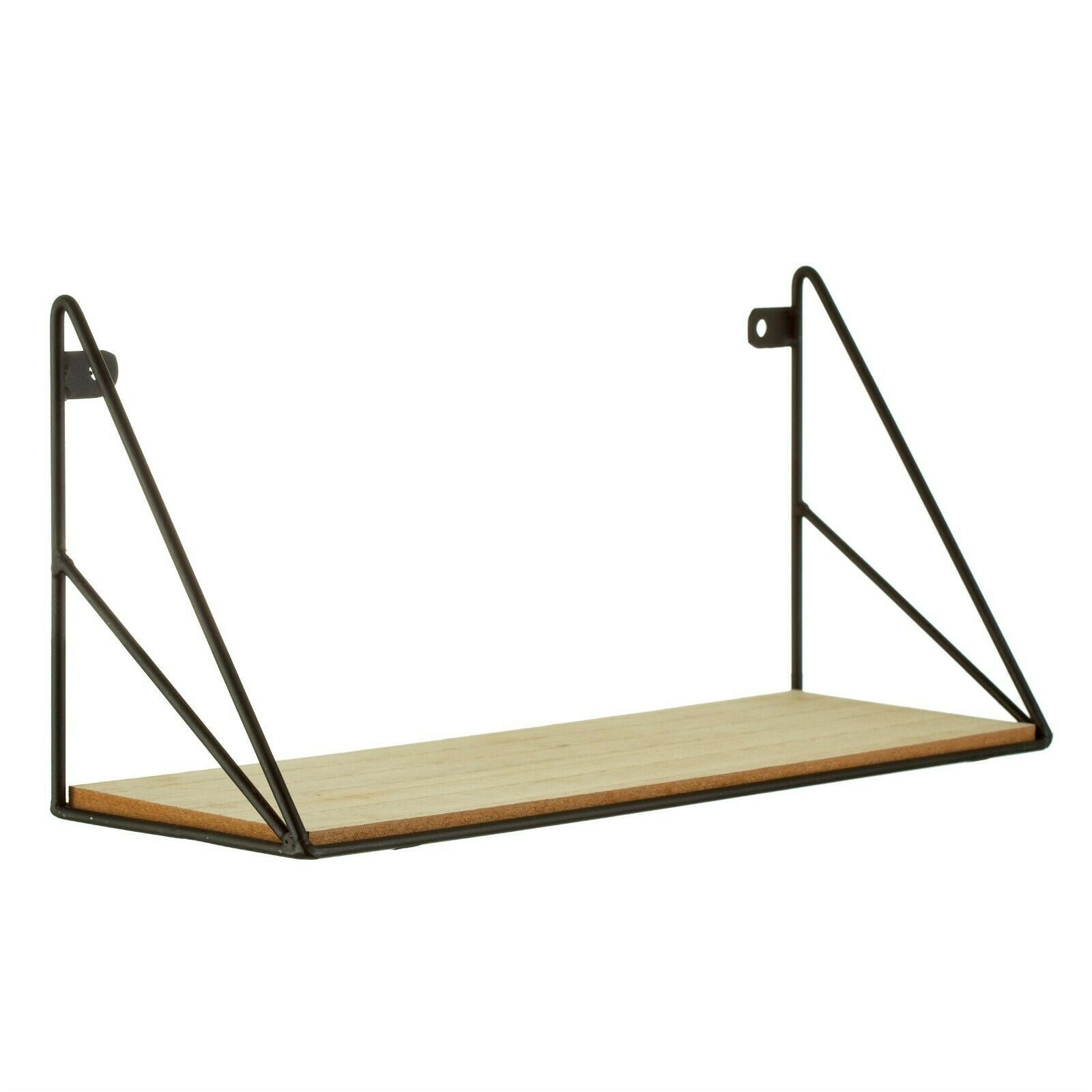 Wall Mounted Wire Moon Leaf Shelf Rack Storage Display Shelves