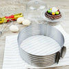 Adjustable 6 Layer Cake Slicer Cutting Guide 16 to 20 cm High Quality 430