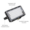2X50W LED Security Floodlight Flood Lights Indoor Outdoor Garden Waterproof Lamp