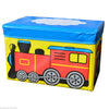 LARGE TOY BOX KIDS BOYS GIRLS STORAGE SEAT STOOL BOOKS CLOTHES CHEST CHILDREN