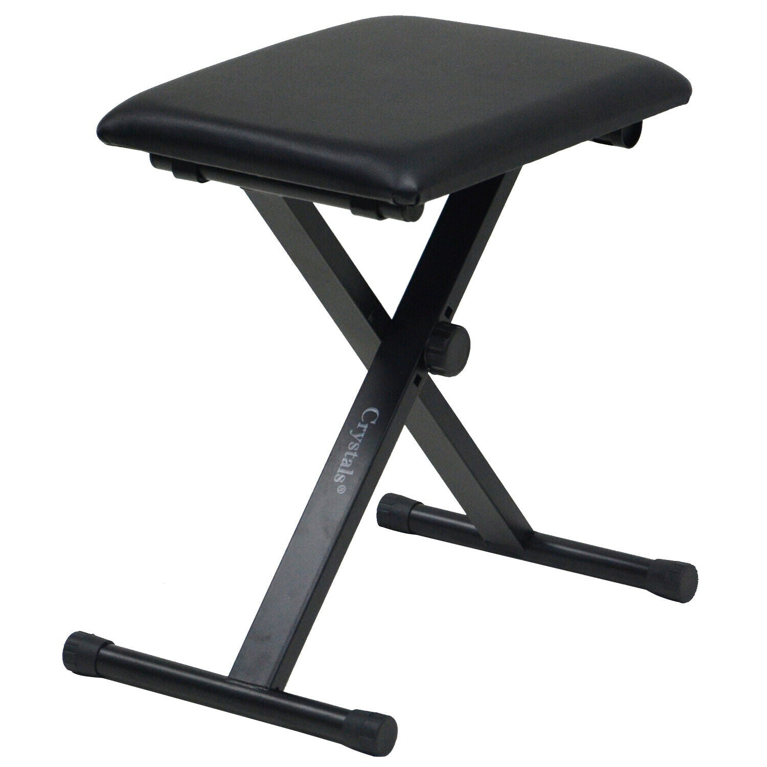 HEIGHT ADJUSTABLE RECTANGULAR FRAME FULL SIZE MUSIC PIANO KEYBOARD STAND & CHAIR