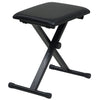 HEIGHT ADJUSTABLE RECTANGULAR FRAME FULL SIZE MUSIC PIANO KEYBOARD STAND & CHAIR