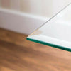 Coffee Table With Storage Shelves Wooden Legs Living Room Furniture White Glass