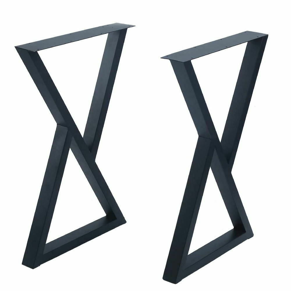 2x Industrial Metal Table Legs Computer Desk Bench Frame Feet Furniture Legs