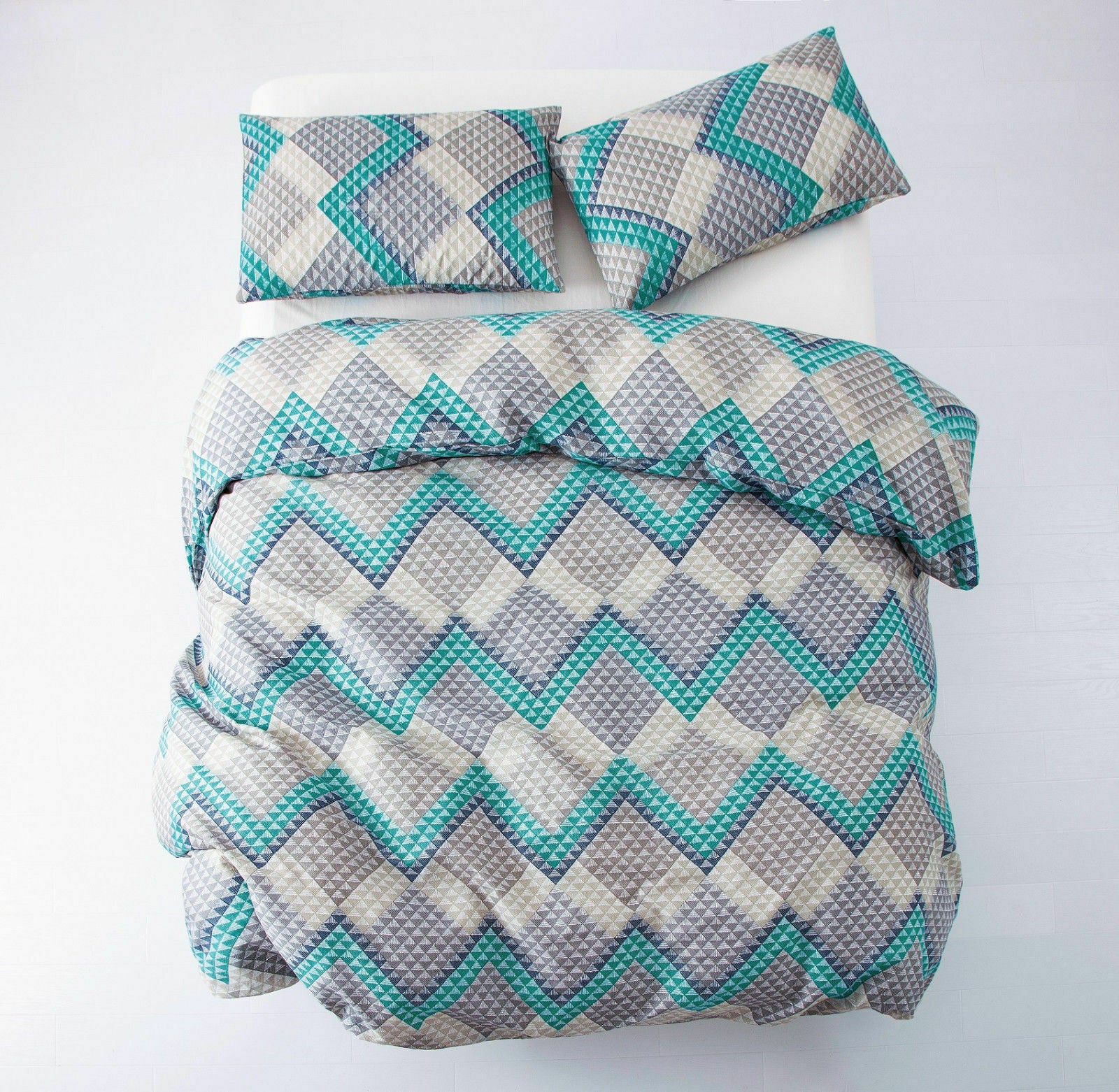 Duvet Cover Bedding Set + Pillowcase Single Double King Size Stylish Quilt Cover