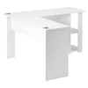 L-shaped Computer Desk Corner PC Table Study Workstation Home Office Table HT