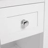 White Small Side Table | Wooden End/Lamp Table | Bedside Cabinet | Nightstand UK