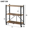 Kitchen Storage Trolley Cart Rolling Drawer Cupboard Shelves With Locking Wheels